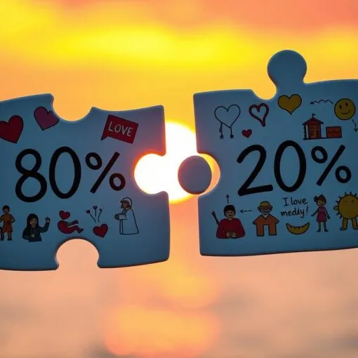 80/20 Regel Partnerschaft