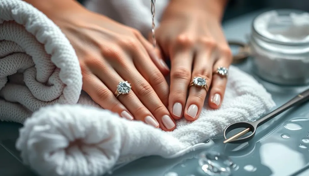 Daumenringe Pflege und Reinigung