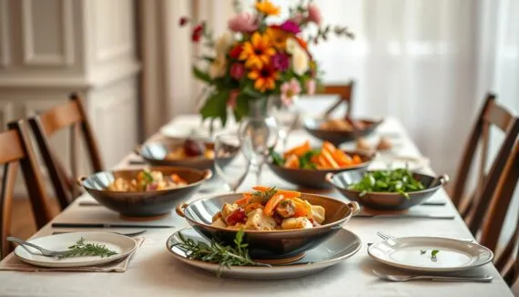 Essen für 6 Personen