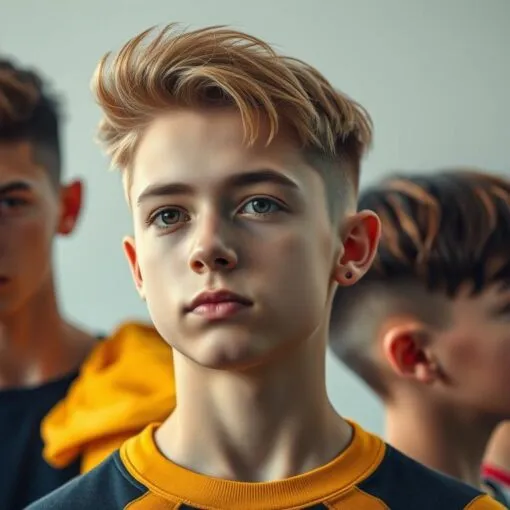 Jungs Frisuren nach vorne