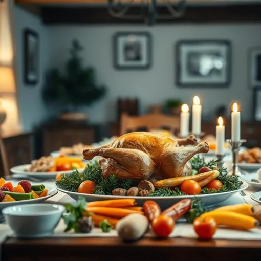 Sonntagsessen Familie