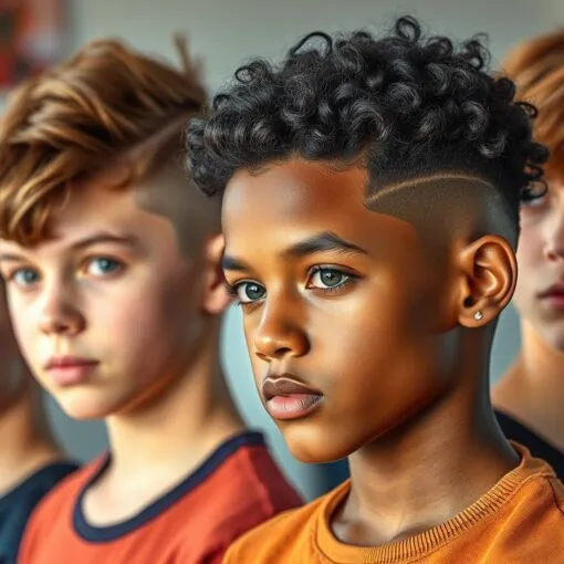 coole Frisuren für Jungs ab 12