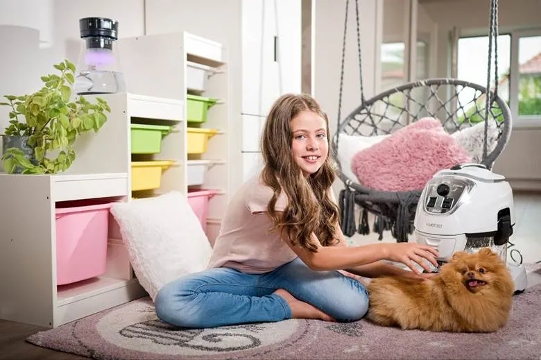 Haustiere und Hausstaubmilben Auch bei Allergien durch Haustiere oder Milben ist der Vivenso Wasserstaubsauger ein toller Helfer