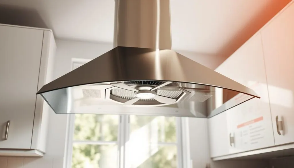 Inselhaube Reinigung und Wartung