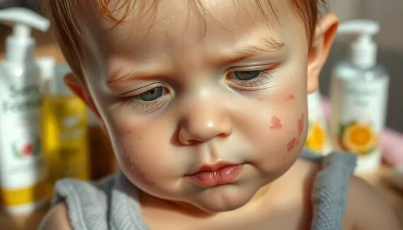 Trockene Hautstellen Kleinkind