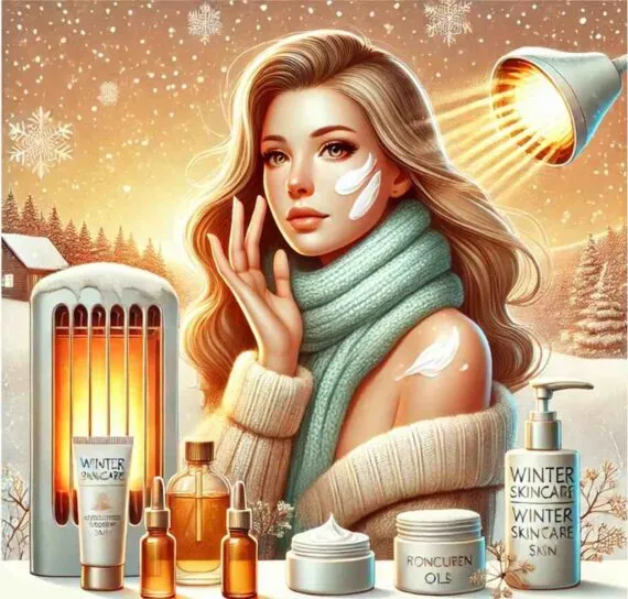 winterliche Hautpflegeroutine