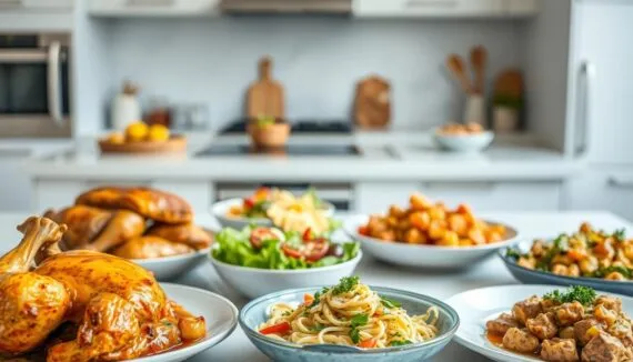 Essen für 5 Personen wenig Aufwand