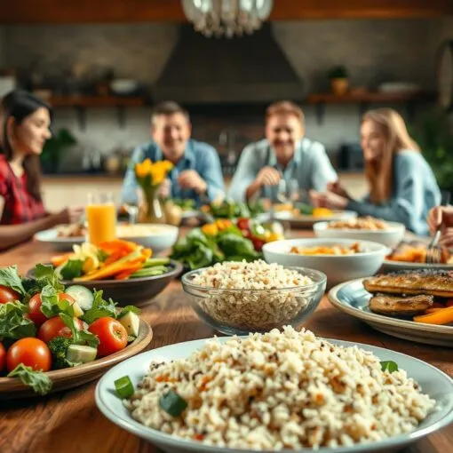 Gesundes Familienessen