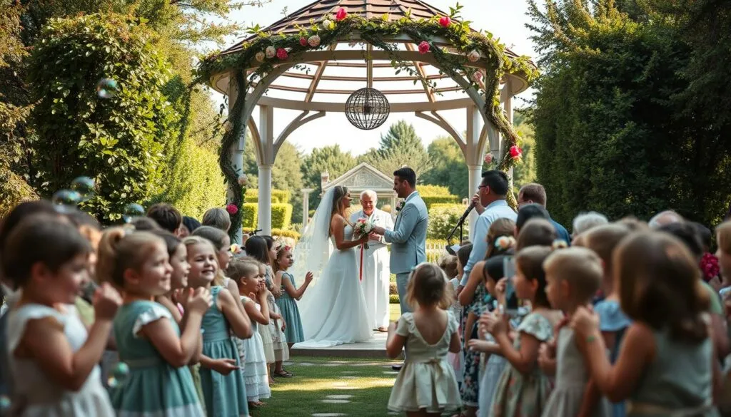 Kinderfreundliche Hochzeitszeremonie