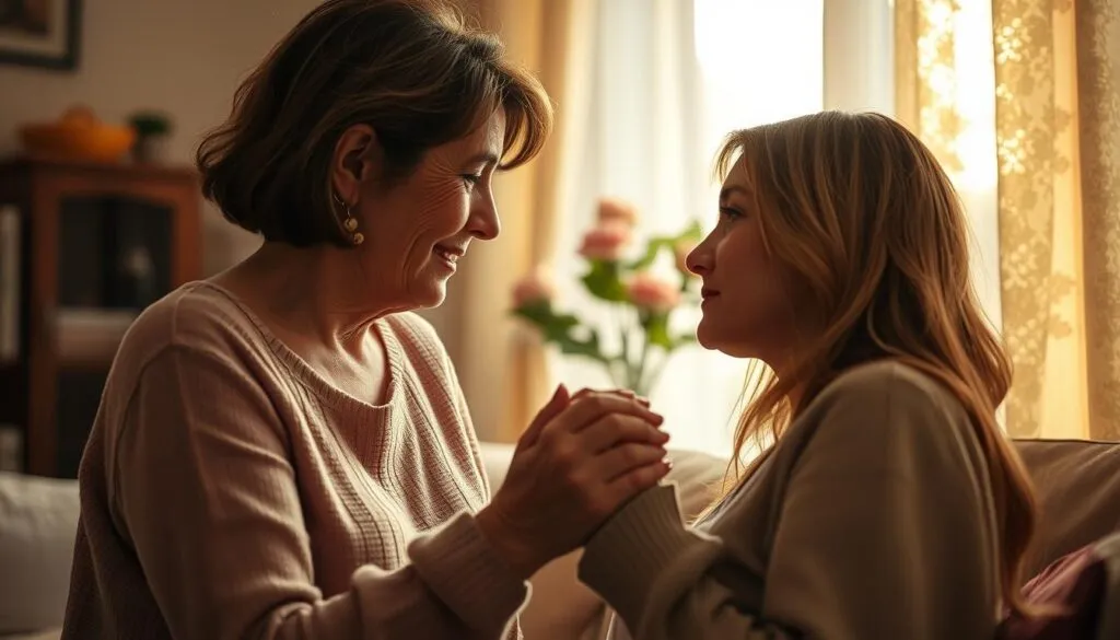 Kommunikation Mutter Tochter