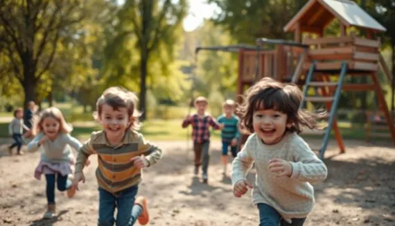 Spiele mit Kindern draußen