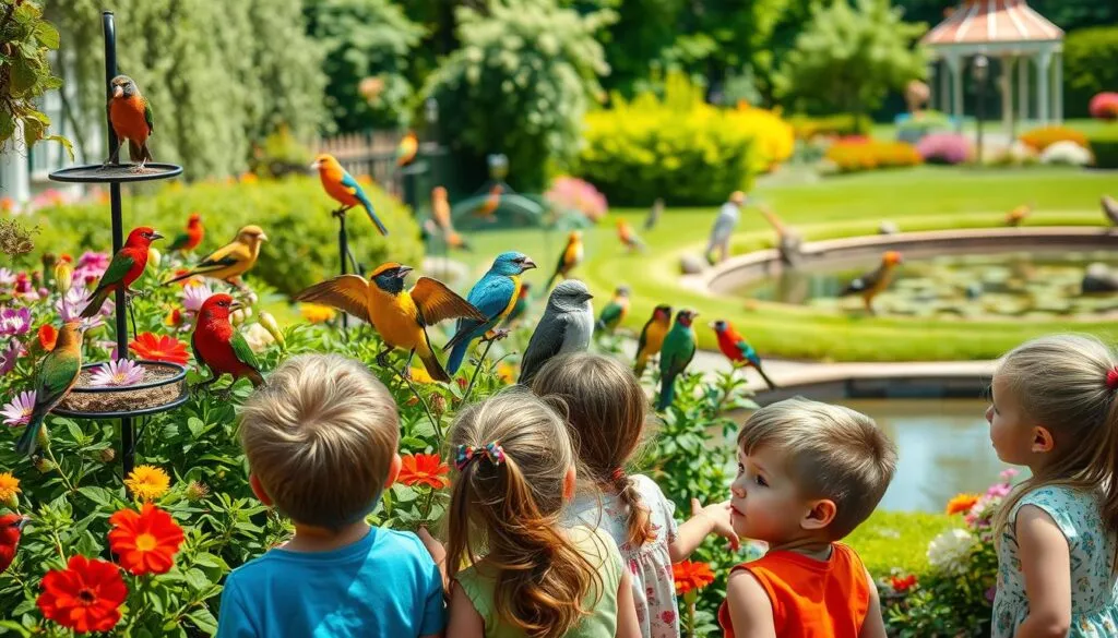 Vogelbeobachtung für Kinder im Garten Vogelbeobachtung für Kinder im Garten