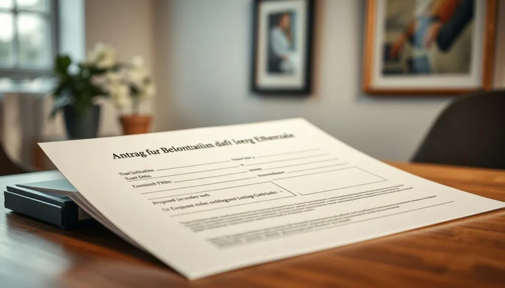 Antrag für Nebentätigkeit während Elternzeit