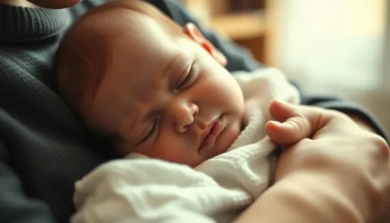 Baby schläft nur auf dem Arm