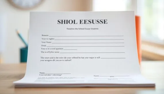 Entschuldigung Schule Vorlage