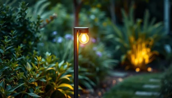 Wegeleuchte mit Bewegungsmelder