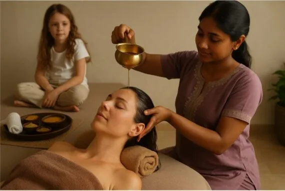 Ayurvedische Massagen und Anwendungen für Mütter