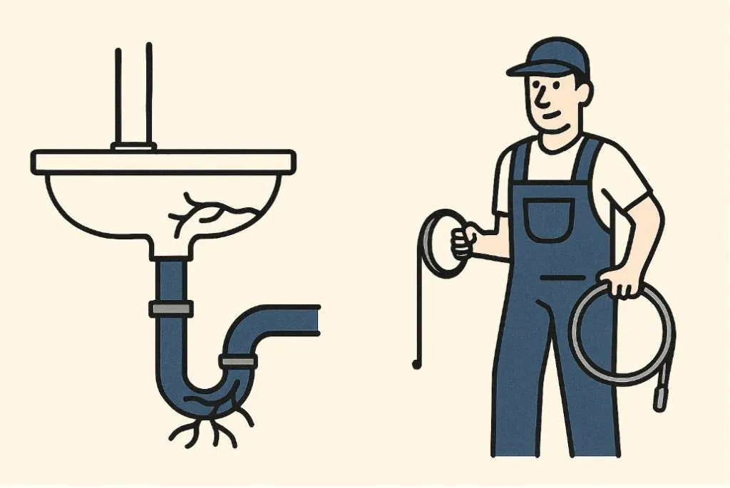 Abwasserrohre Reinigung professionelle Rohrreinigung