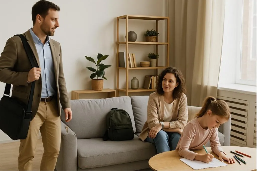 Familienzeit und Fahrplan