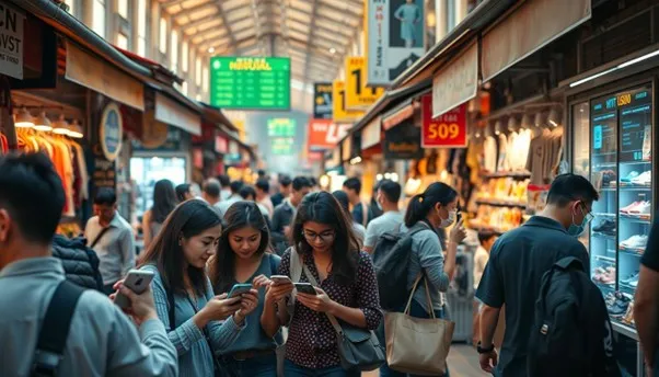 Online- und Offline-Shopping