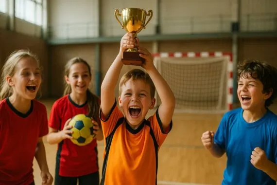 Handball Pokale für Kinder