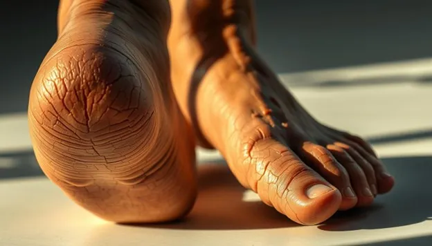 Trockene Haut an den Füßen