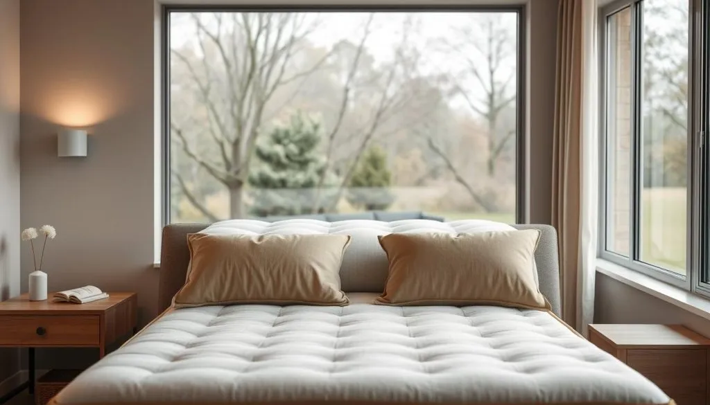 ergonomisches Doppelbett für gesunden Schlaf