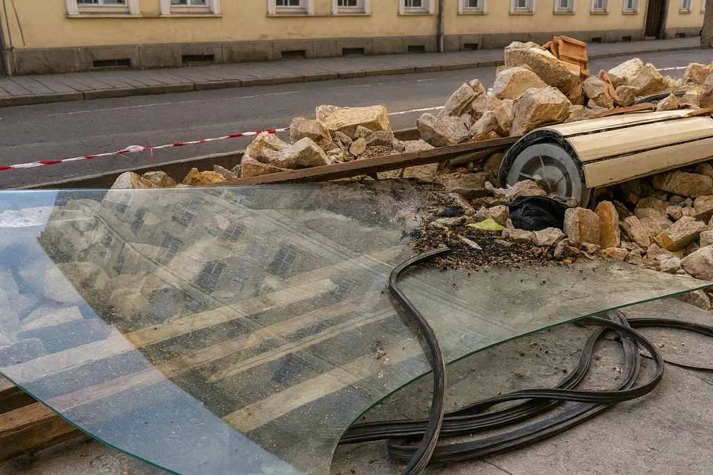 falsche Bauschutt Trennung