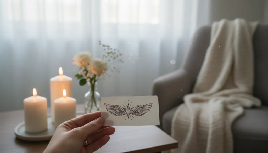 Emotionale Vorbereitung für Sternenkind Tattoo Emotionale Vorbereitung für Sternenkind Tattoo