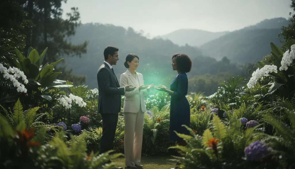 Grüne Aura in Beziehungen und Partnerschaft