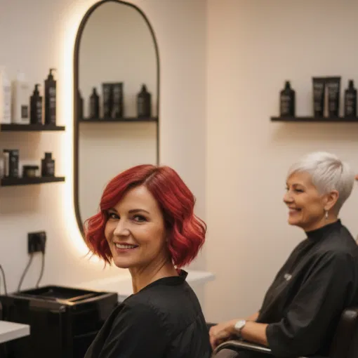 Jünger machen peppige Frisuren für Frauen ab 50