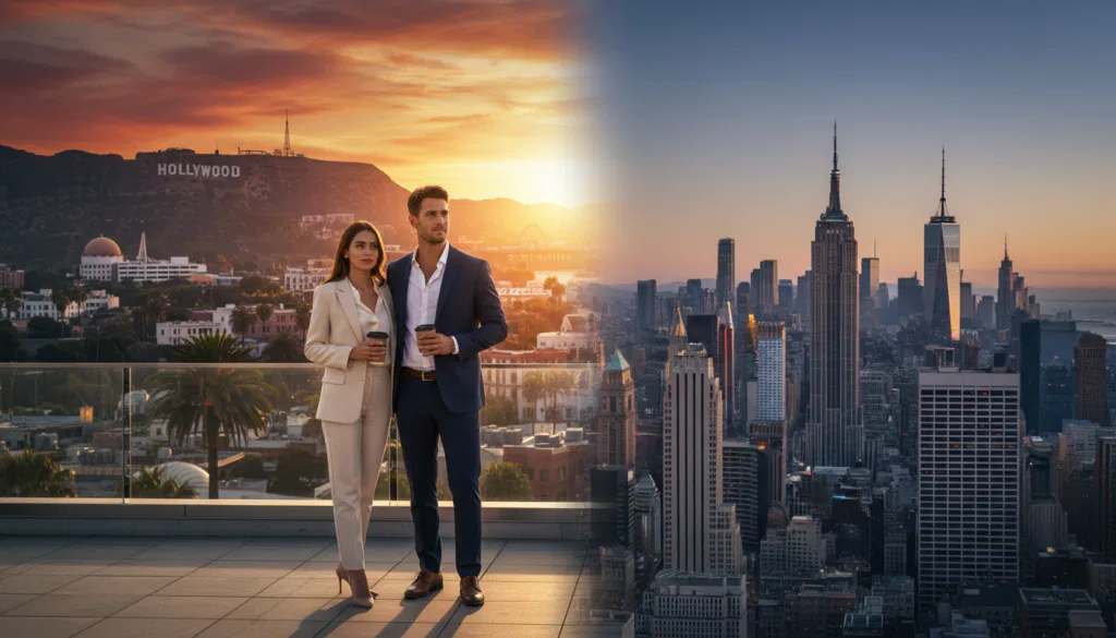 Leben zwischen Los Angeles und New York