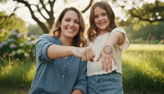 Mutter Tochter Tattoo