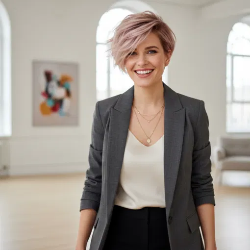 Pfiffige Kurzhaarfrisuren Frauen frech