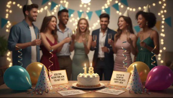 Sprüche zum 18. Geburtstag