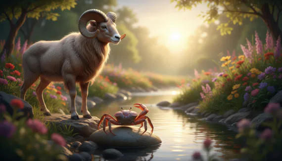 Widder und Krebs passen zusammen?