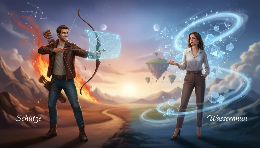 schütze wassermann unterschiede