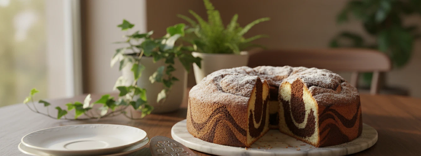 Lockerer Marmorkuchen