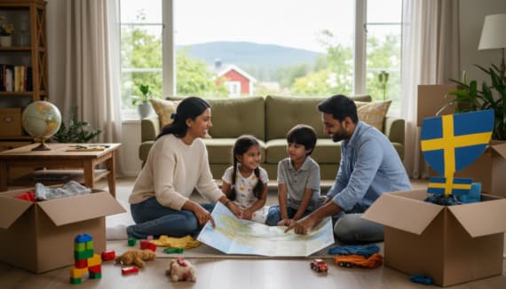 Auswandern nach Schweden mit Kindern