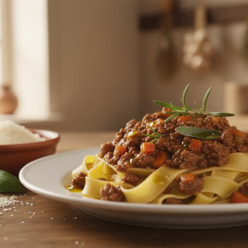 Bolognese ohne Tomaten