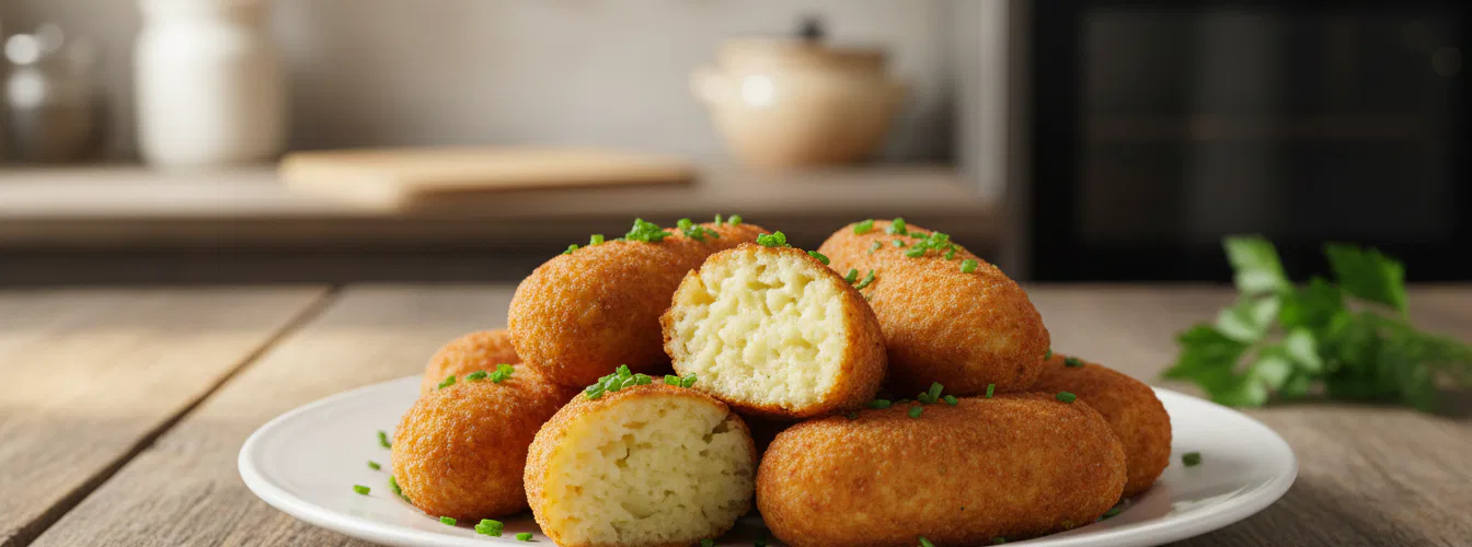 Kroketten aus Kartoffelbrei