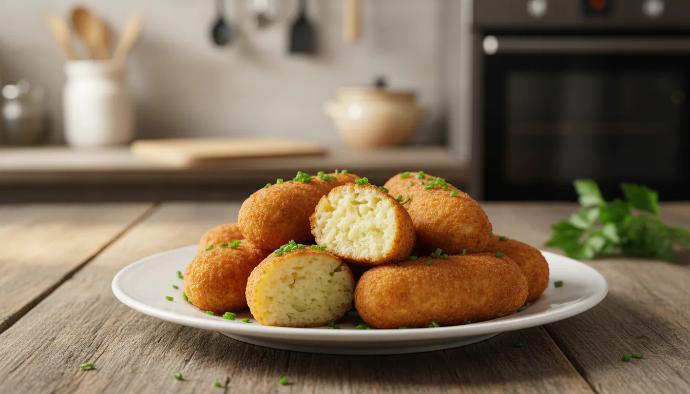 Kroketten aus Kartoffelbrei