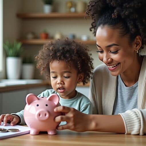 alleinerziehend geld sparen einfach-Titel