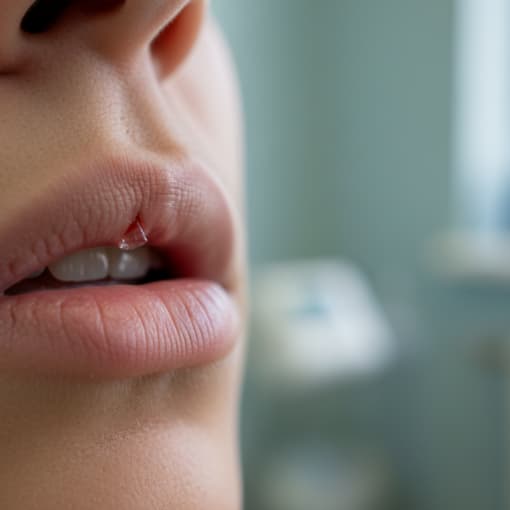 Lippenbändchen gerissen