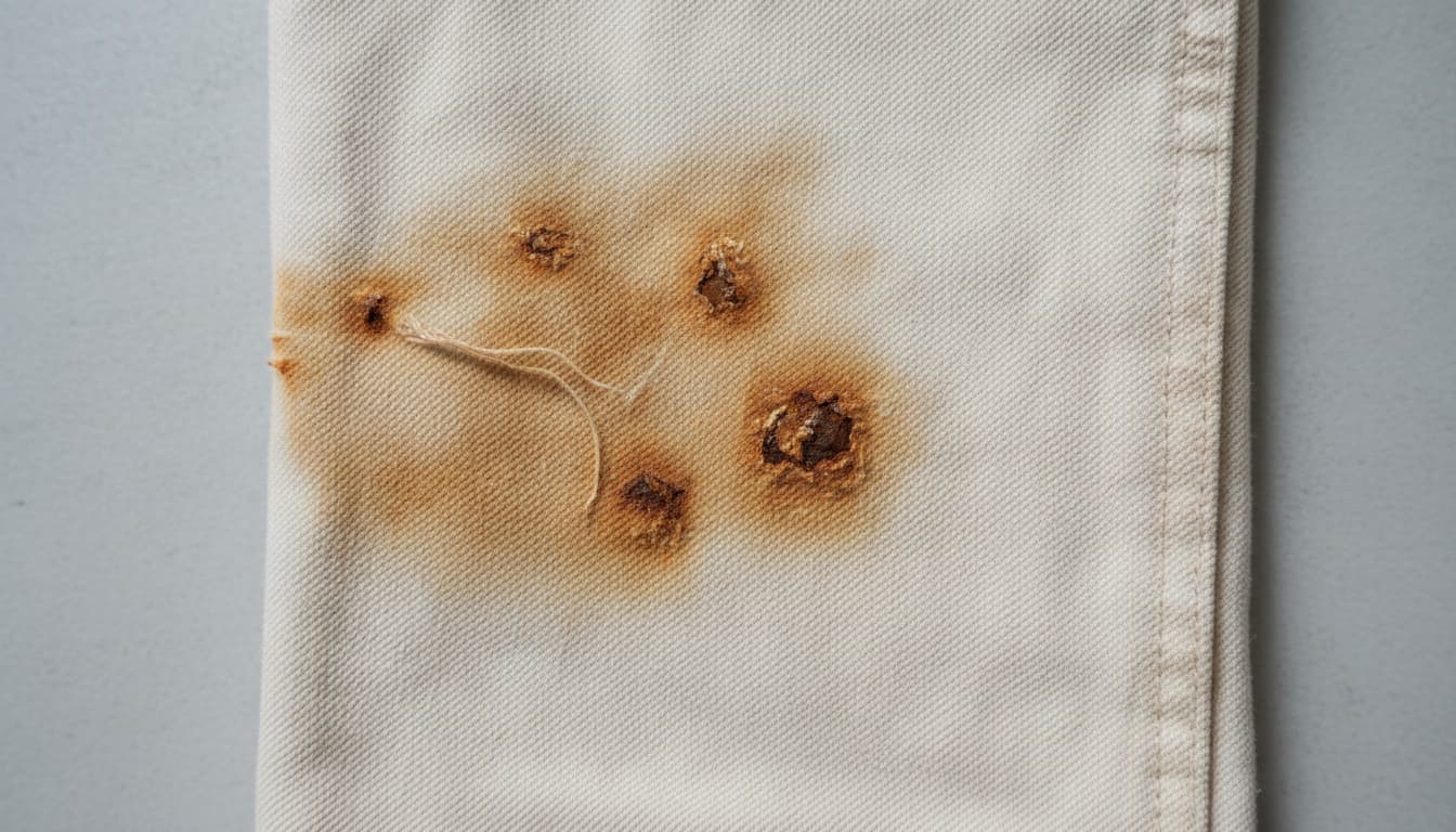Rostflecken aus Kleidung entfernen