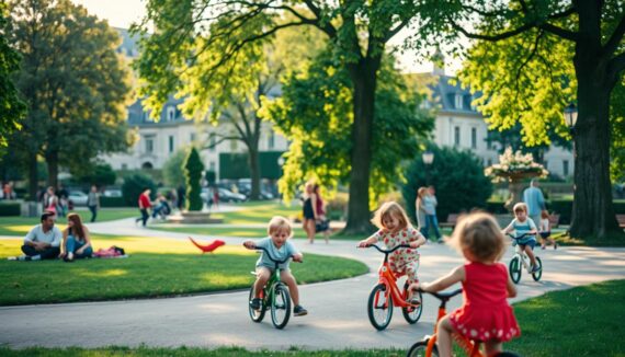 Celle mit Kindern