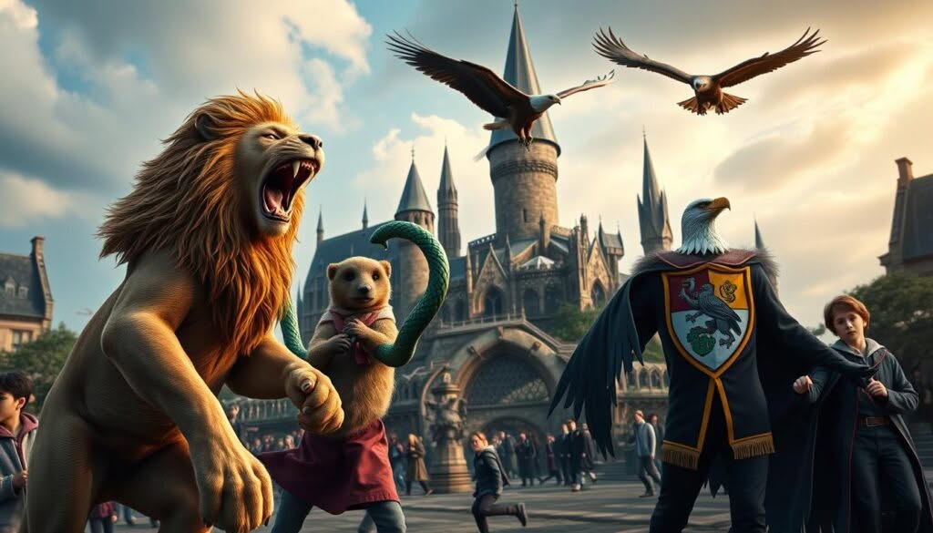 Hogwarts Häuser Rivalität
