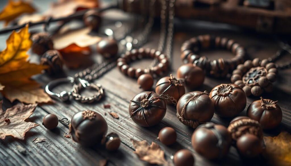 Kastanien-Schmuck