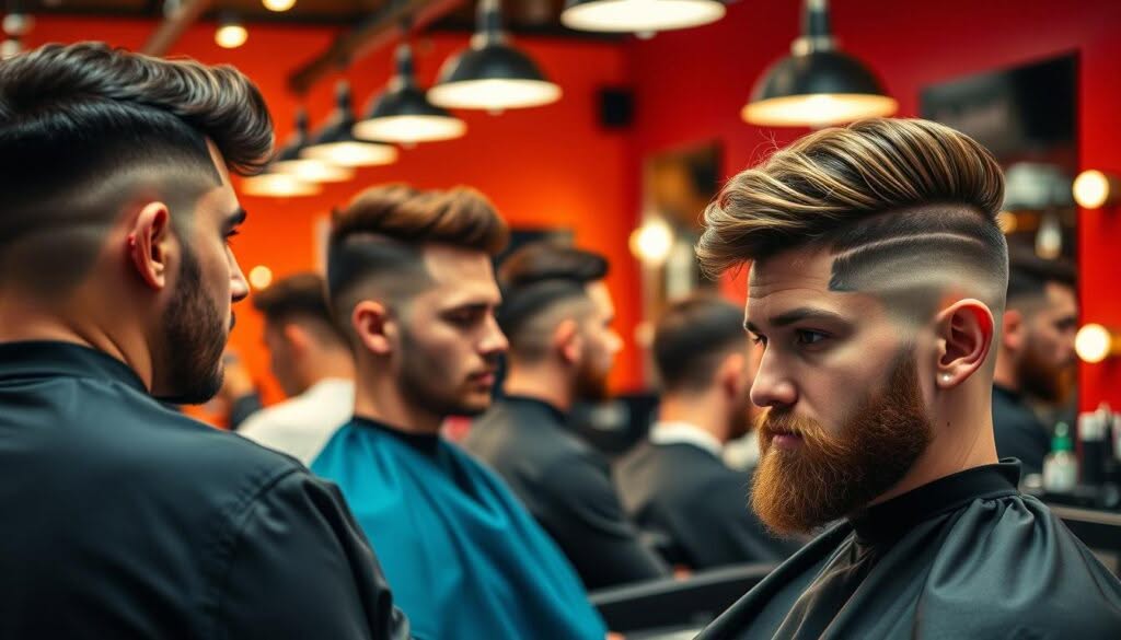 Trendige Haarschnitte beim Friseur