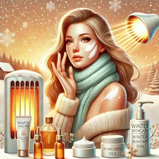 winterliche Hautpflegeroutine